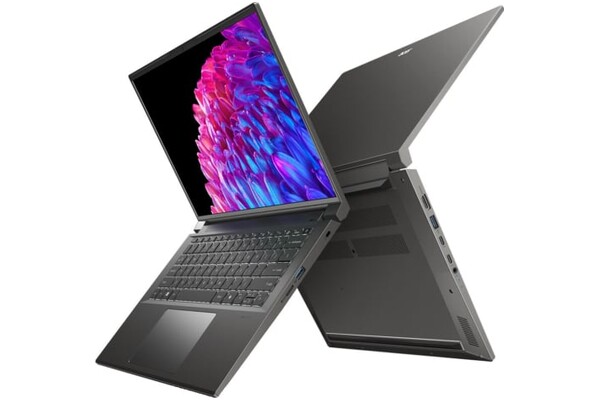 Laptop ACER Swift X 14.5" Intel Core Ultra 7 155H NVIDIA GeForce RTX 3050 16GB 1TB SSD M.2 Windows 11 Home szary