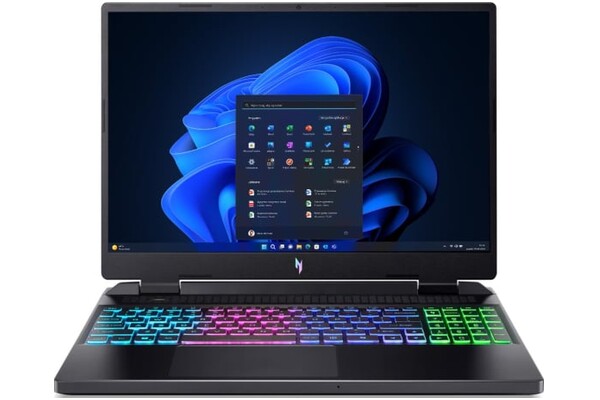 Laptop ACER Nitro 16 16.0" AMD Ryzen 7 8845HS NVIDIA GeForce RTX 4070 32GB 1TB SSD M.2 Windows 11 Professional czarny