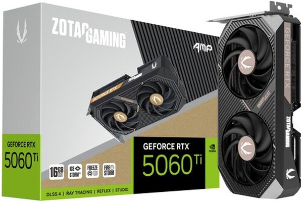Karta graficzna ZOTAC RTX 5060 Ti AMP 16GB GDDR7