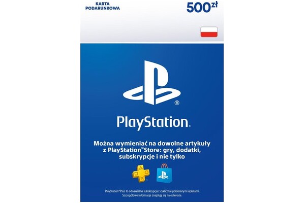 PlayStation Network 500 zł PlayStation 3
