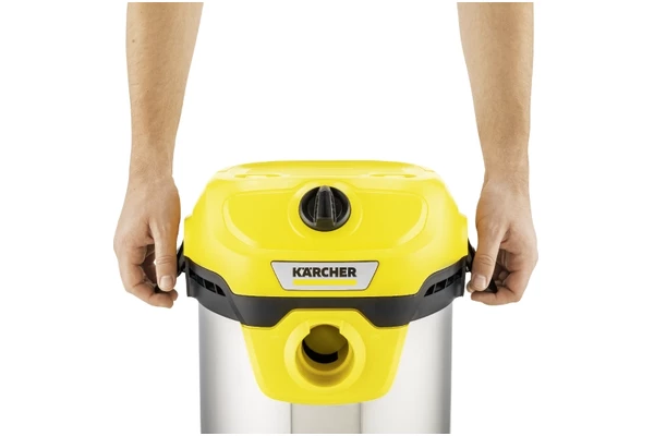 Odkurzacz Karcher WD2 Plus tradycyjny workowy 1000W żółto-srebrny