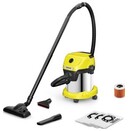 Odkurzacz Karcher WD3S tradycyjny workowy 1000W żółty