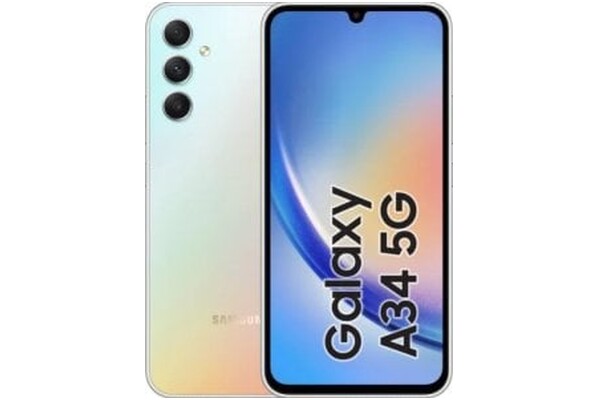 Smartfon Samsung Galaxy A34 5G srebrny 6.60" 6.0GB/128.0GB