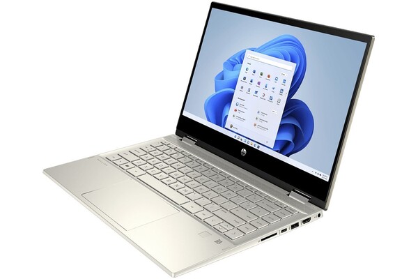Laptop HP Pavilion x360 14.0" Intel Core i5 1135G7 INTEL Iris Xe 16GB 512GB SSD M.2 Windows 11 Home złoty