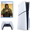 Konsola Sony PlayStation 5 Slim 1TB biało-czarny + Death Stranding Directors Cut + pad bezprzewodowy DualSense
