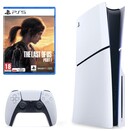 Konsola Sony PlayStation 5 Slim 1TB biało-czarny + The Last of Us Part I + pad bezprzewodowy DualSense