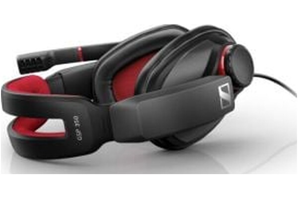 Słuchawki Sennheiser GSP350 Nauszne Przewodowe czerwony