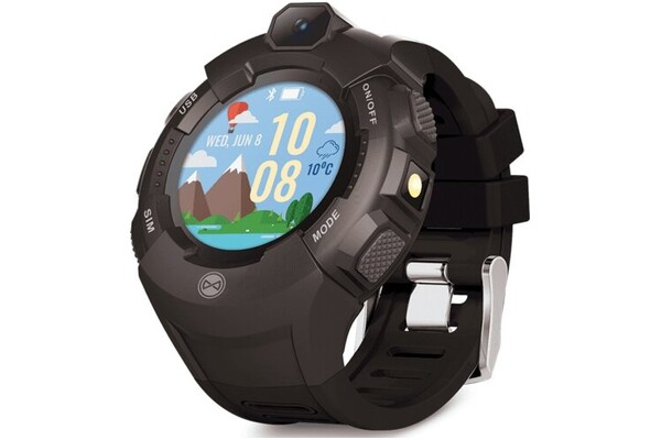Smartwatch FOREVER KW400 Kids Care Me grafitowy