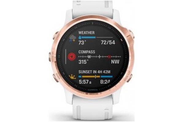 Smartwatch Garmin Fenix 6S Pro 1.20" biały