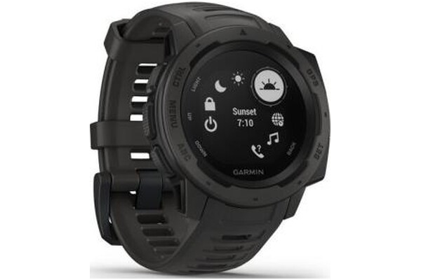 Smartwatch Garmin Instinct 1.20" grafitowy