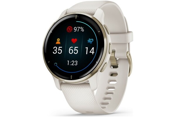 Smartwatch Garmin Venu 2 1.30" biały