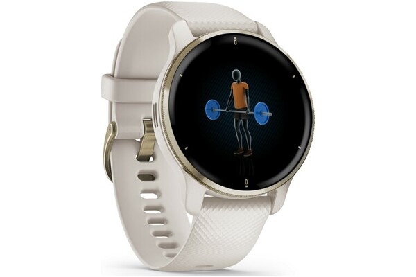 Smartwatch Garmin Venu 2 1.30" biały