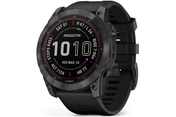 Smartwatch Garmin Fenix 7 Sapphire Solar 1.30" czarny