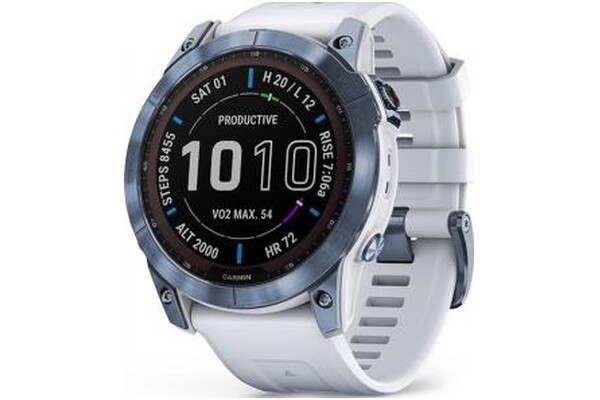 Smartwatch Garmin Fenix 7 Sapphire Solar 1.30" biały