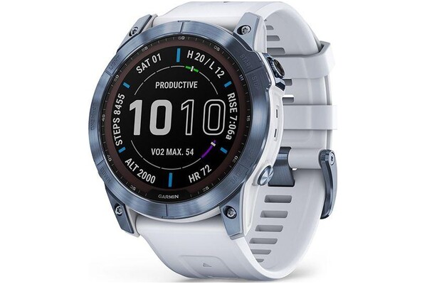 Smartwatch Garmin Fenix 7 Sapphire Solar 1.30" biały