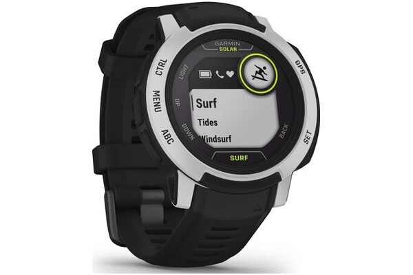 Smartwatch Garmin Instinct 2 Solar Surf 0.90" czarno-biały