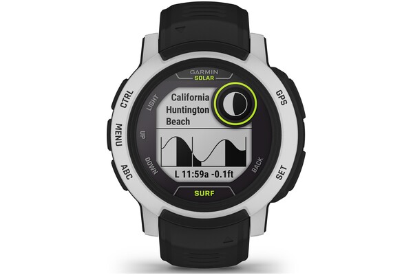 Smartwatch Garmin Instinct 2 Solar Surf 0.90" czarno-biały