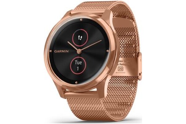 Smartwatch Garmin Vivomove Luxe 1.20" różowo-złoty