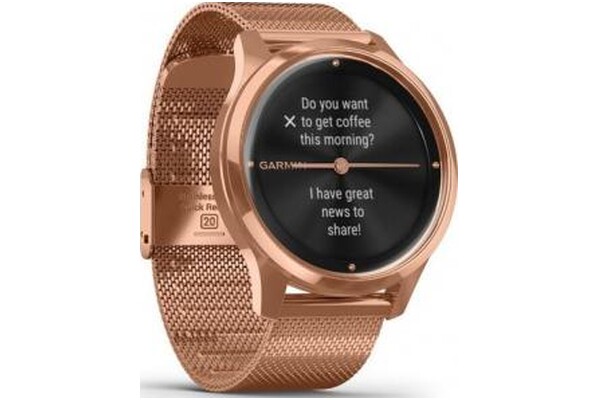 Smartwatch Garmin Vivomove Luxe 1.20" różowo-złoty