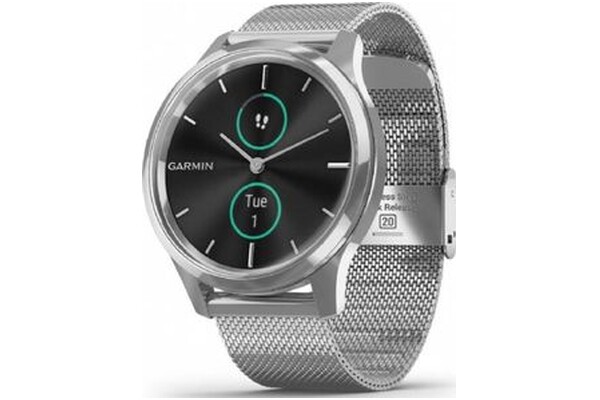 Smartwatch Garmin Vivomove Luxe 1.20" srebrny