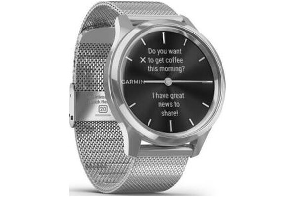 Smartwatch Garmin Vivomove Luxe 1.20" srebrny