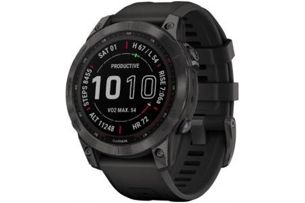 Smartwatch Garmin Fenix 7 Sapphire Solar 1.30" grafitowy