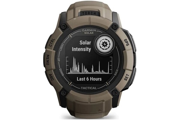 Smartwatch Garmin Instinct 2X Solar Tactical 1.10" brązowy