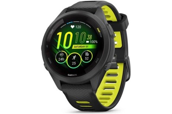 Smartwatch Garmin Forerunner 265S czarno-żółty