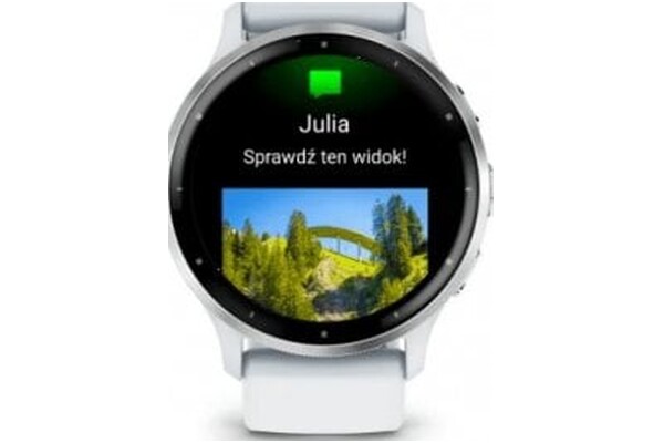 Smartwatch Garmin Venu 3 1.40" biało-srebrny