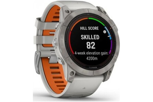 Smartwatch Garmin Fenix 7X Pro Sapphire Solar 1.40" Biało-morelowy