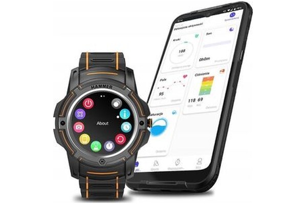 Smartwatch myPhone Hammer Watch czarny