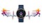 Smartwatch Gino Rossi SW01017 granatowy
