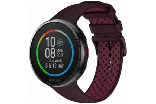 Smartwatch Polar Pacer Pro bordowy