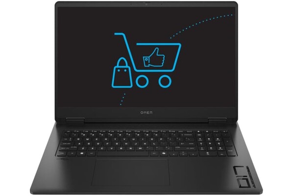 Laptop HP OMEN 17 17.3" AMD Ryzen 9 8945HS NVIDIA GeForce RTX 4060 16GB 512GB SSD M.2 Windows 11 Home czarny