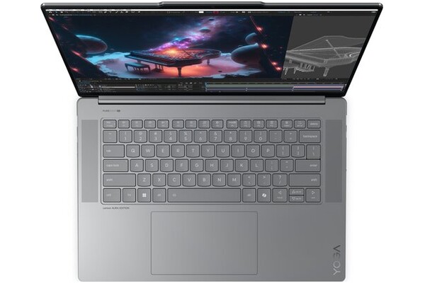 Laptop Lenovo Yoga Slim 7 Aura Edition 15.3" Intel Core Ultra 7 258V Intel Arc 140V 32GB 1TB SSD Windows 11 Home szary