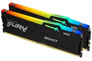 Pamięć RAM Kingston Fury Beast RGB 128GB DDR5 5600MHz Z radiatorem 1.25V 36CL
