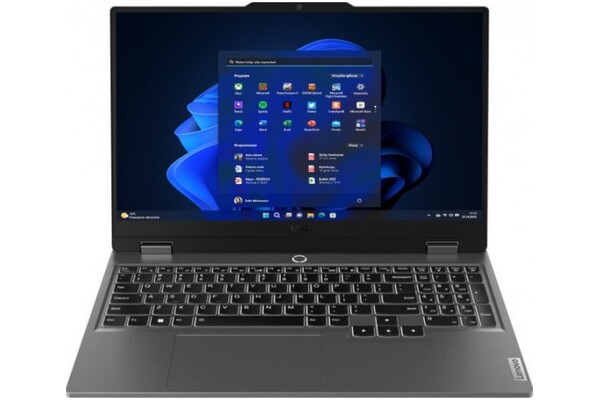 Laptop Lenovo LOQ 15 15.6" Intel Core i5 12450HX NVIDIA GeForce RTX 3050 32GB 512GB SSD Windows 11 Professional szary