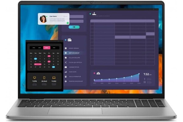 Laptop DELL Vostro 5640 16.0" Intel Core i7 150U Intel 32GB 2TB SSD Windows 11 Professional szary