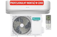 Klimatyzator ścienny SPLIT z montażem Hisense QJ25XJ3AG/AS25XJ3EW 2600W 58dB
