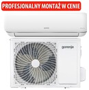 Klimatyzator ścienny SPLIT z montażem Gorenje PAN35IN/PAN35OUT 3200W 40dB