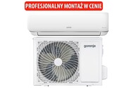 Klimatyzator ścienny SPLIT z montażem Gorenje PAN35IN/PAN35OUT 3200W 40dB