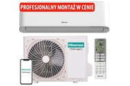 Klimatyzator ścienny SPLIT z montażem Hisense QG25 Energy Pro Plus 2600W 29dB