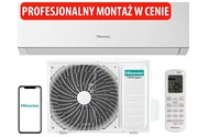 Klimatyzator ścienny SPLIT z montażem Hisense DJ35LE0EG/DJ35LE0EW New Comfort 3500W 56dB