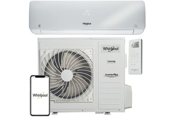 Klimatyzator ścienny SPLIT Whirlpool SPIW312A2WF 3500W 19dB