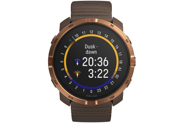 Smartwatch Polar Grit X brązowy
