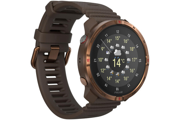 Smartwatch Polar Grit X brązowy