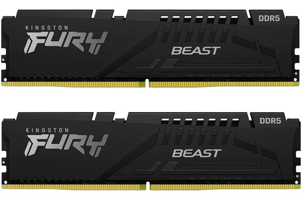 Pamięć RAM Kingston Fury Black Beast 64GB DDR5 5600MHz Z radiatorem 1.1V 32CL