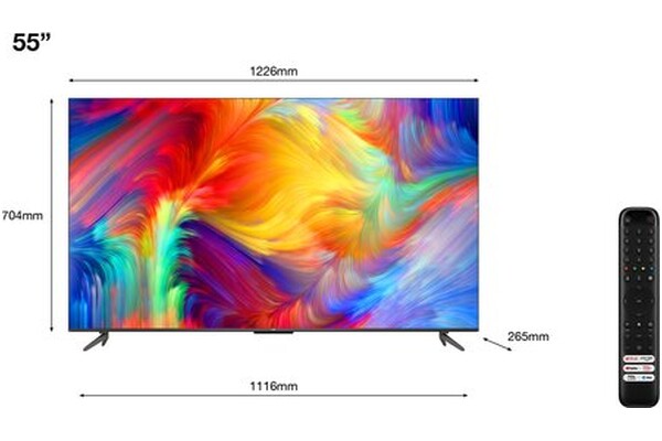Telewizor TCL 55" 4K Ultra HD 55P735