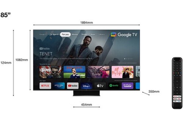 Telewizor TCL 85" 4K Ultra HD 85C845
