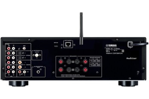 Amplituner 2.1 Yamaha R-N600A srebrny